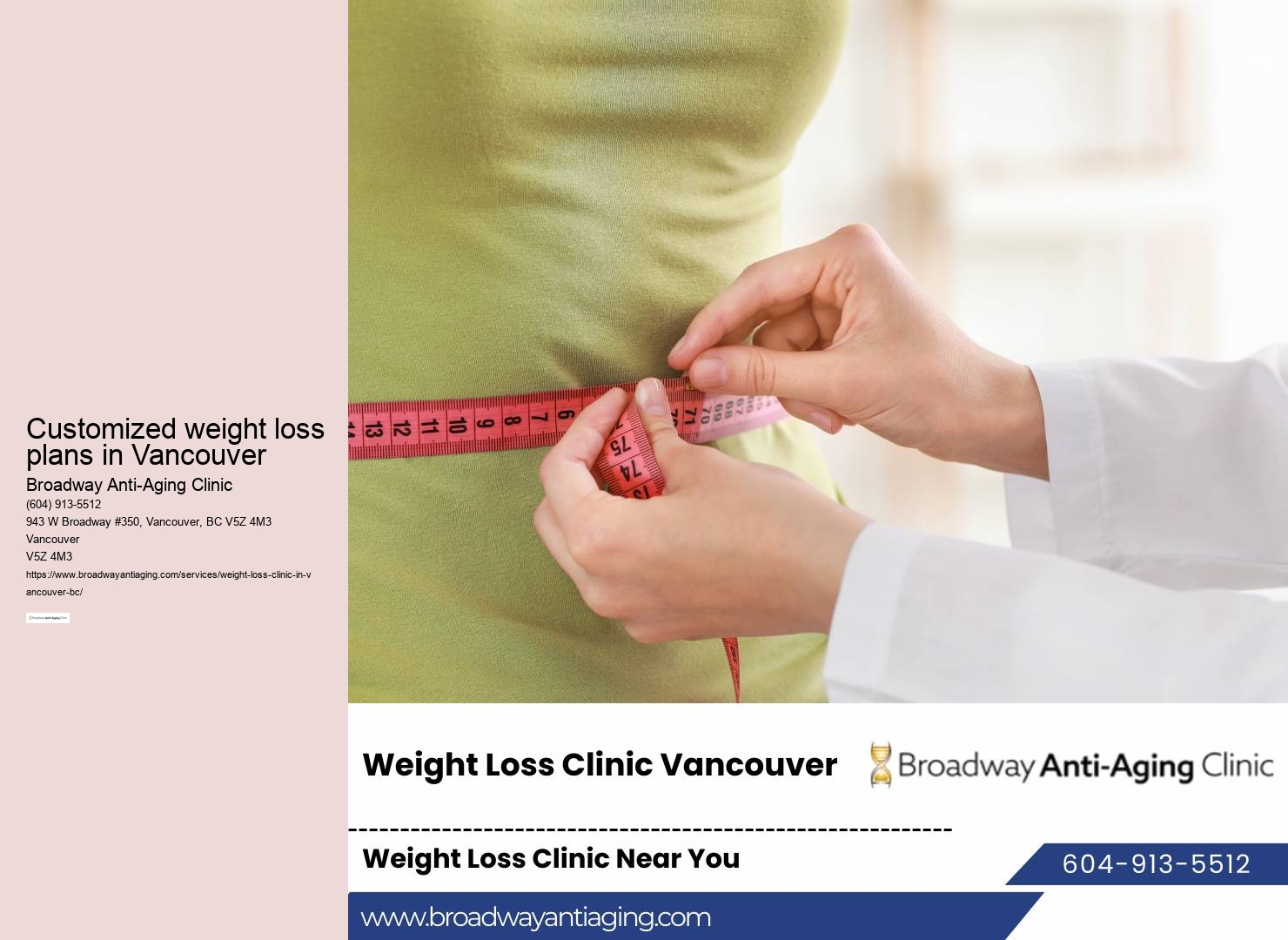 Vancouver's trusted fat loss programs