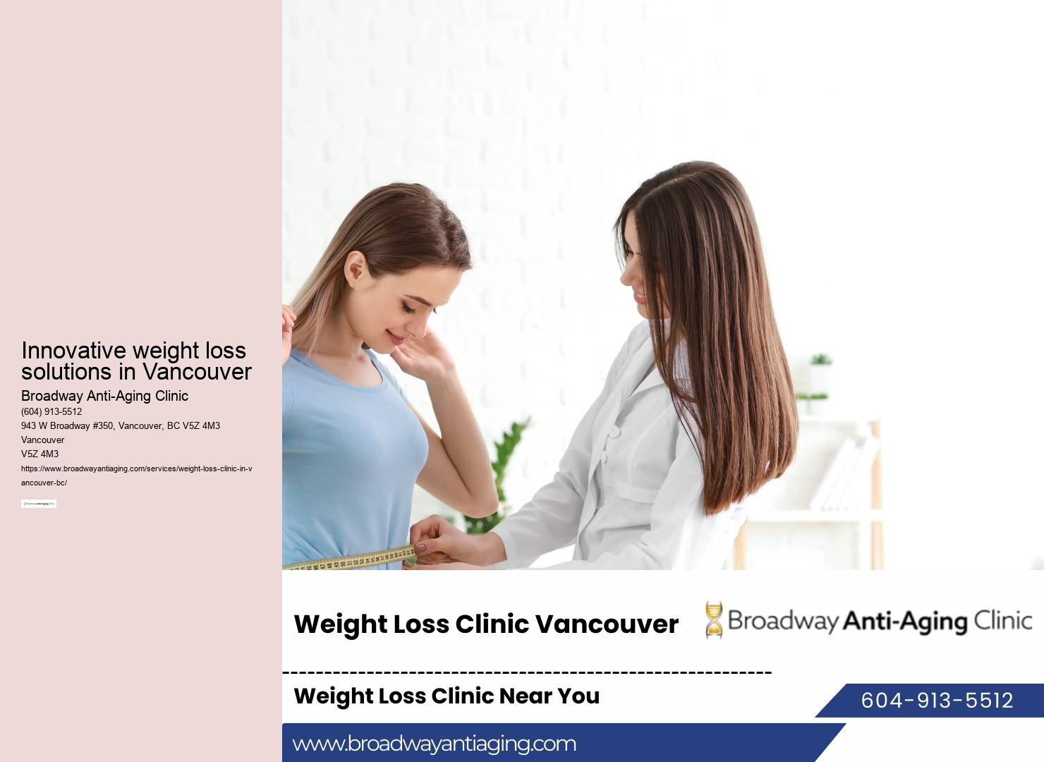 Personalized weight loss programs in Vancouver