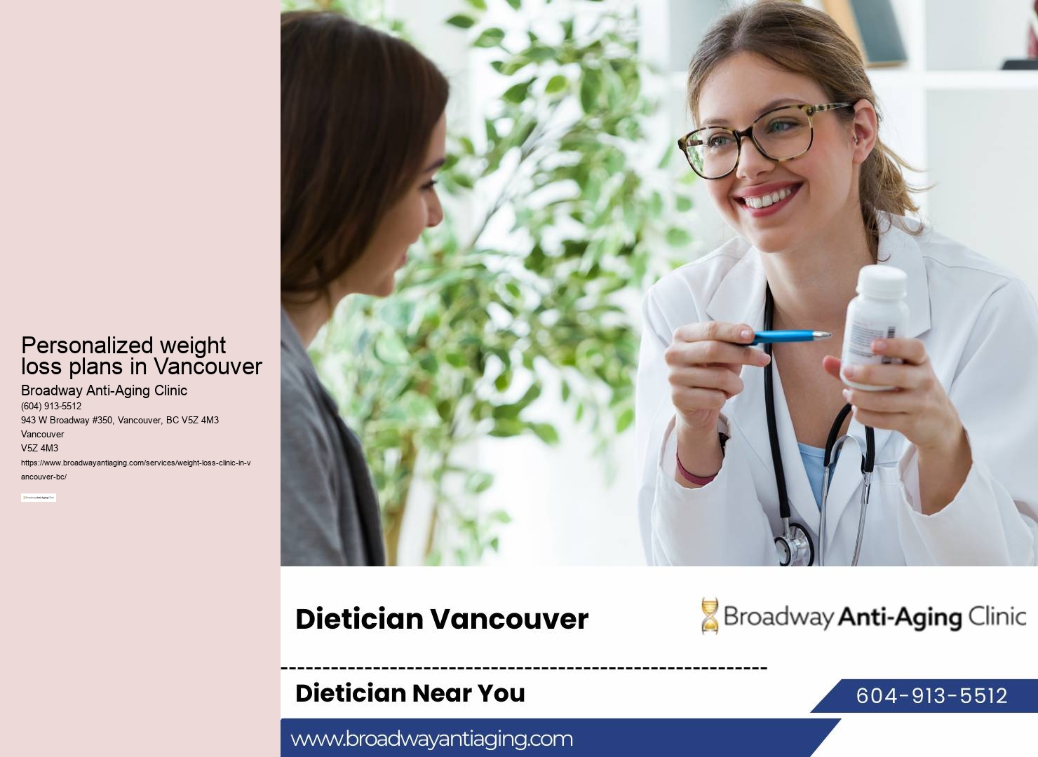 Expert weight loss guidance in Vancouver
