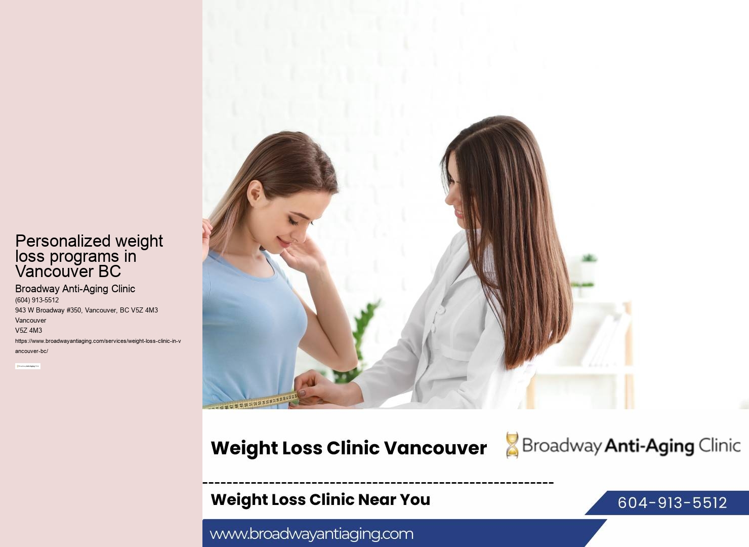 Vancouver Wellness Clinic for Weight Loss