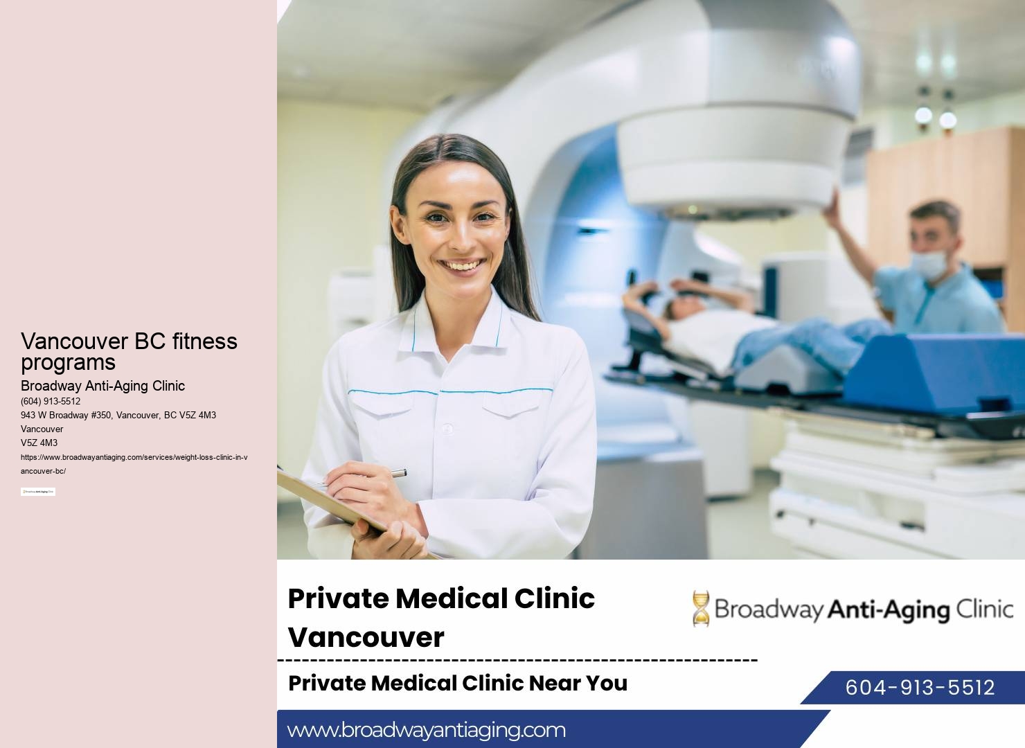 Vancouver BC weight loss center
