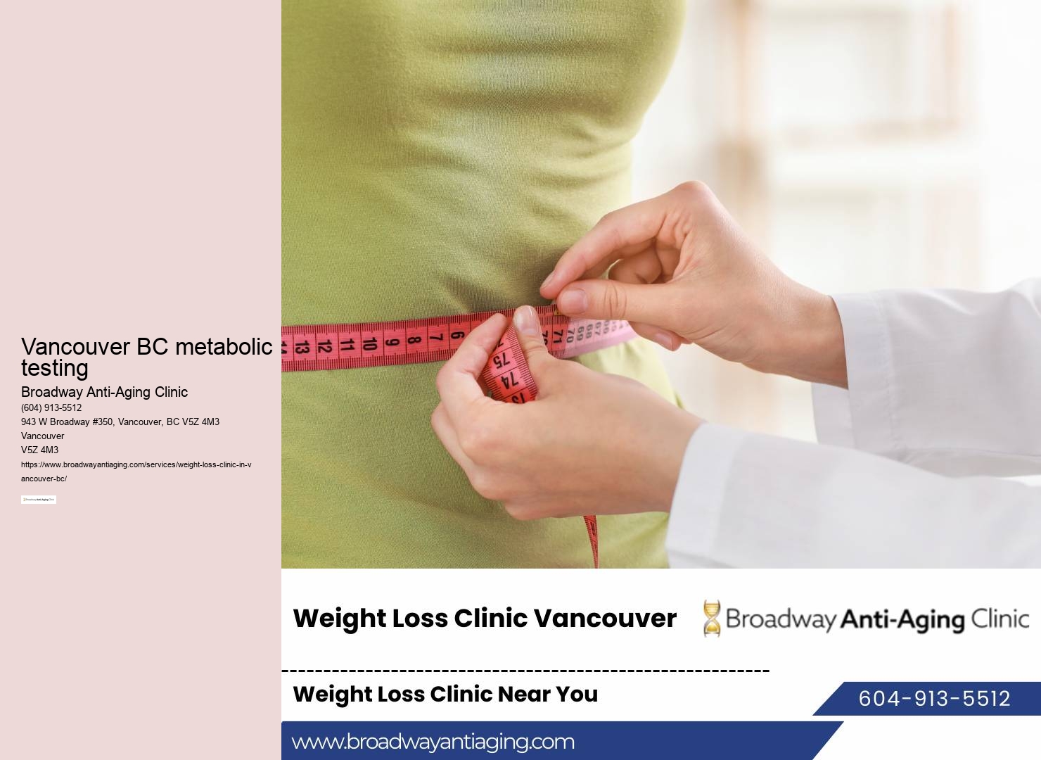 Vancouver BC nutrition and wellness services