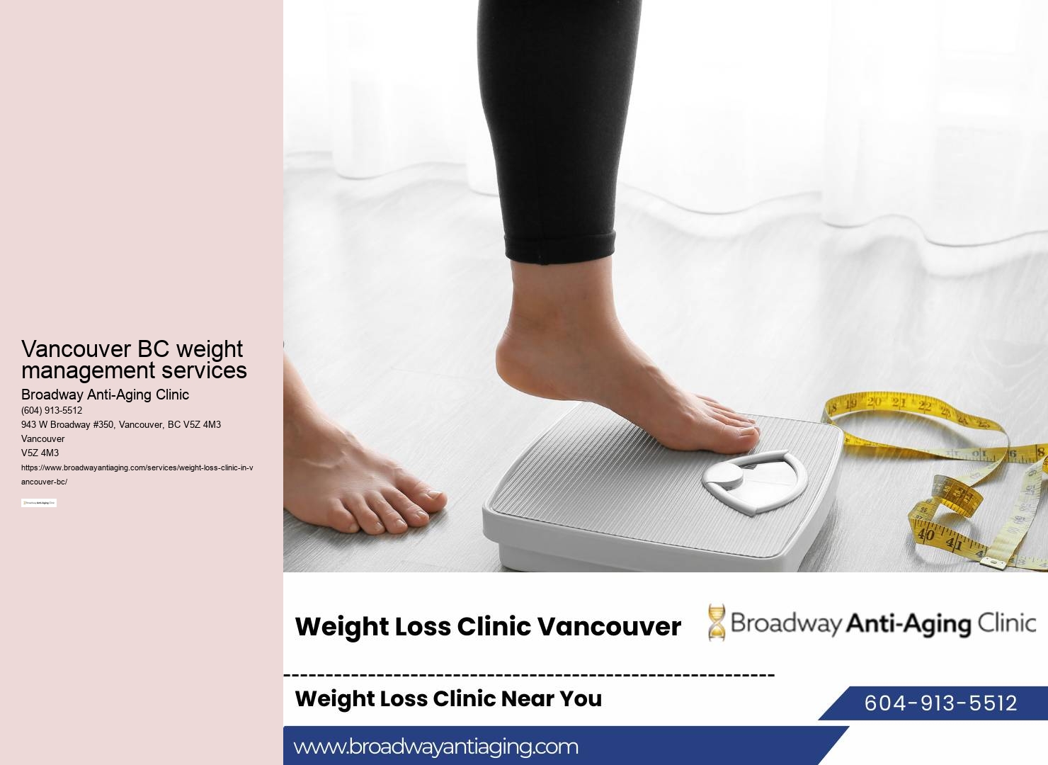 Customized weight loss plans in Vancouver