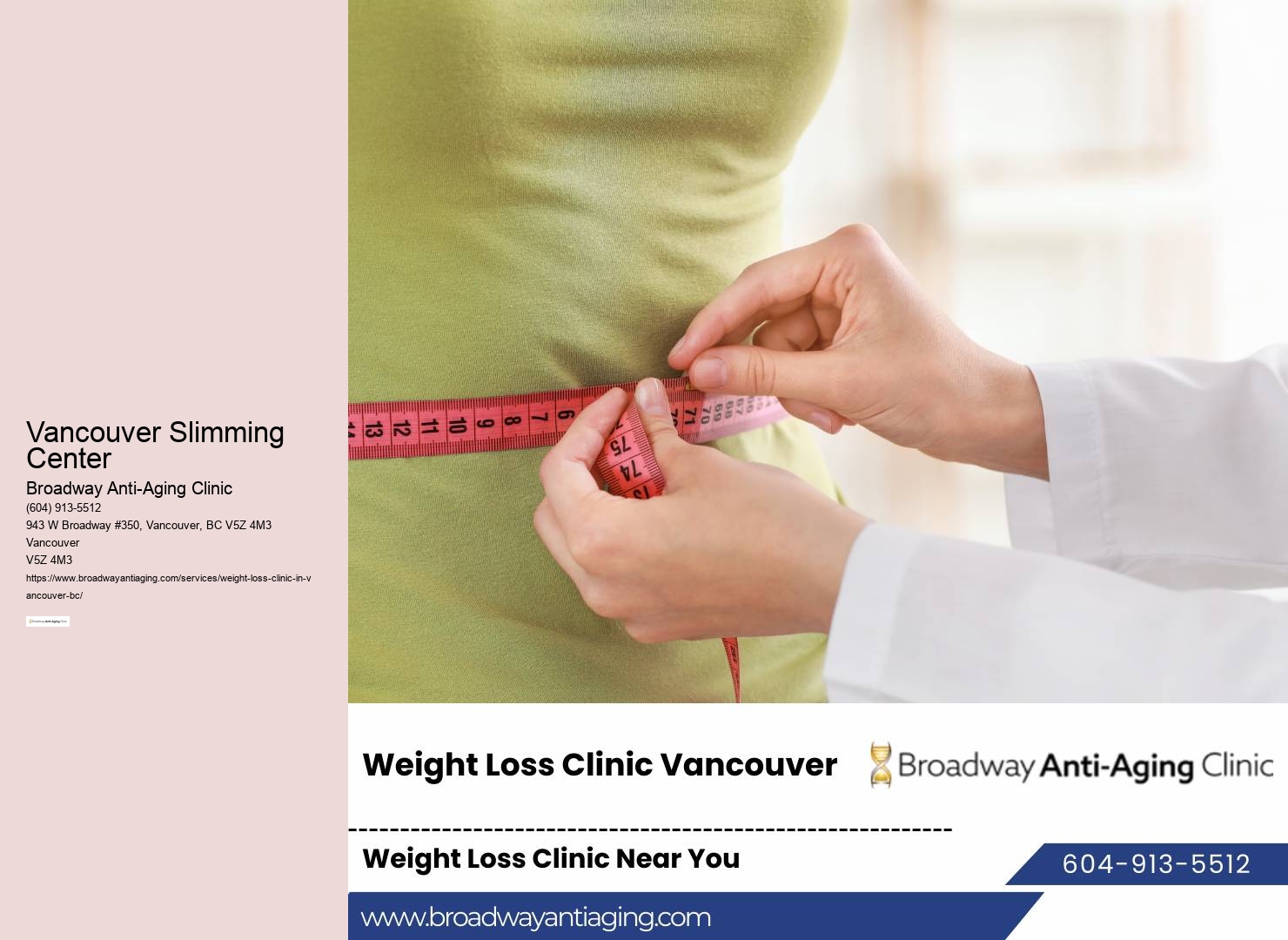Comprehensive weight loss clinic in Vancouver