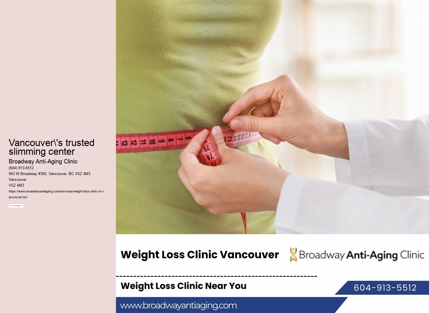 Leading weight loss doctor in Vancouver BC