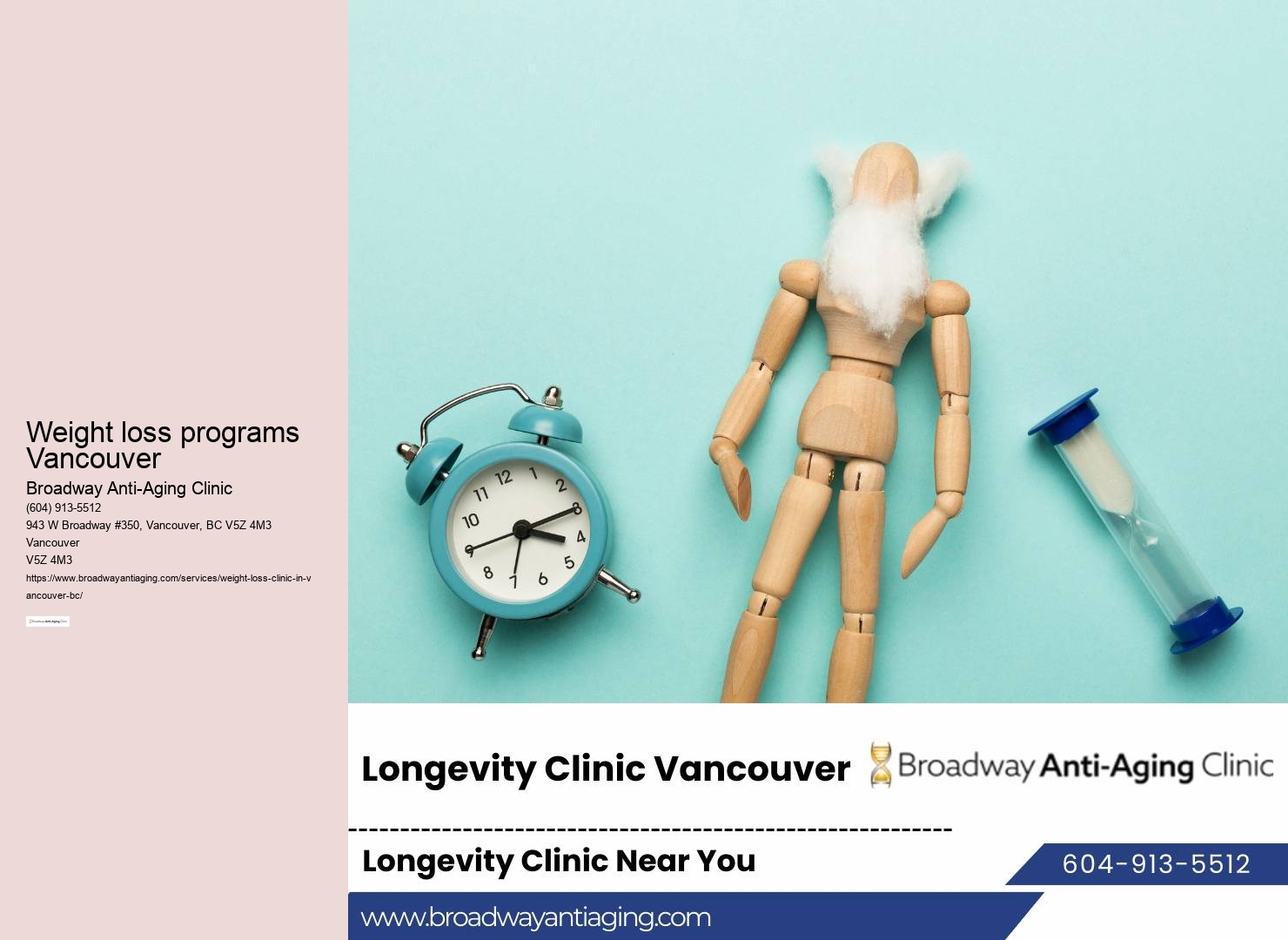 Vancouver fitness and nutrition counseling