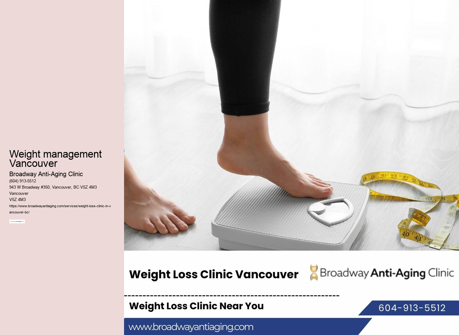 Comprehensive weight control in Vancouver