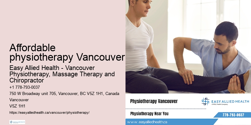 Comprehensive physiotherapy Affordable physiotherapy Vancouver