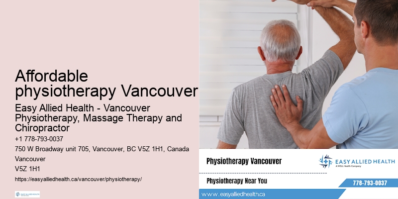 Affordable physiotherapy Vancouver physiotherapy for back pain