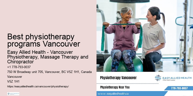 Best physiotherapy programs Vancouver physiotherapy for scoliosis