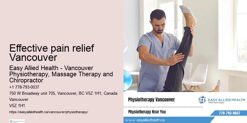 Holistic approach physiotherapy Effective pain relief Vancouver