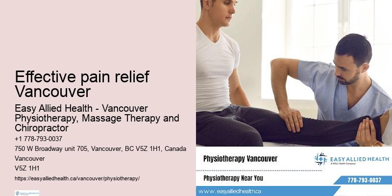 Pediatric physiotherapy Effective pain relief Vancouver