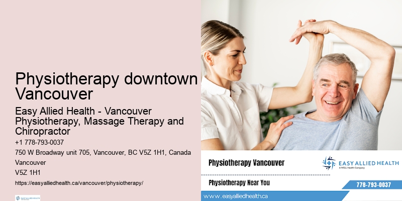 Physical therapy Physiotherapy downtown Vancouver