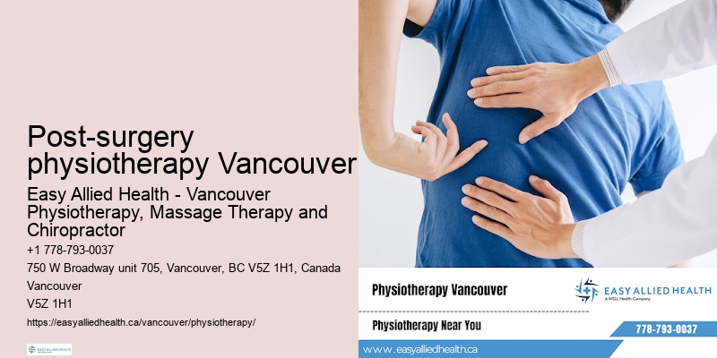 Expertise in treating seniors Post-surgery physiotherapy Vancouver