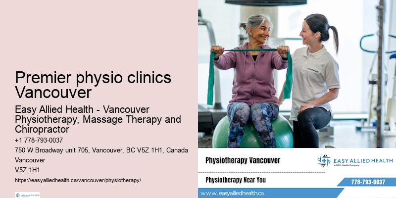 Physiotherapy downtown Premier physio clinics Vancouver