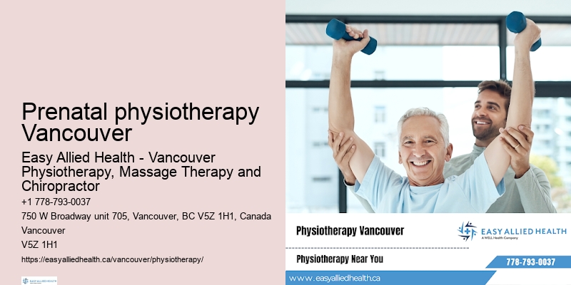 Premium physiotherapy care Prenatal physiotherapy Vancouver