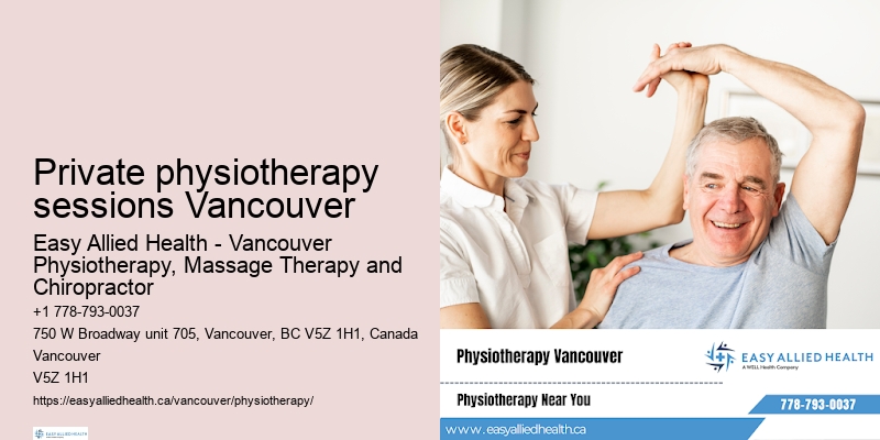 Private physiotherapy sessions Vancouver pelvic floor physiotherapy
