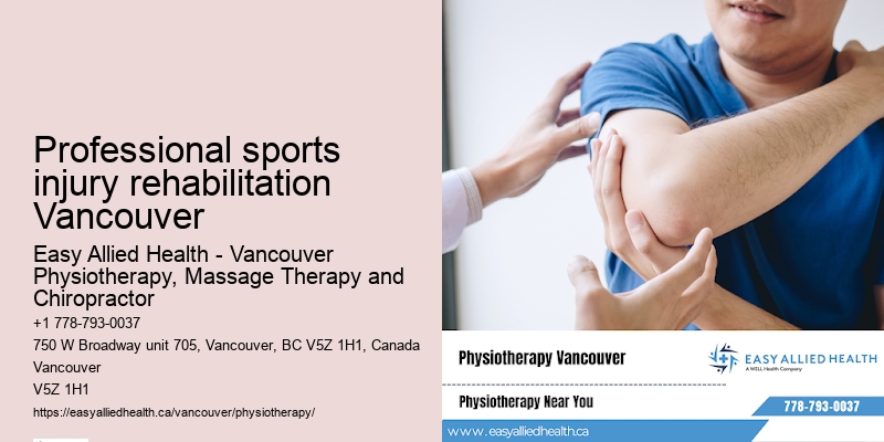 Professional sports injury rehabilitation Vancouver physiotherapy specialists