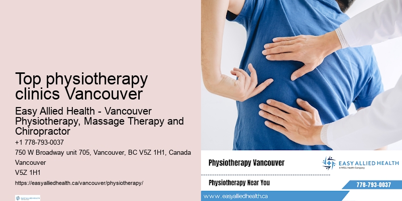Comprehensive physiotherapy services in Top physiotherapy clinics Vancouver