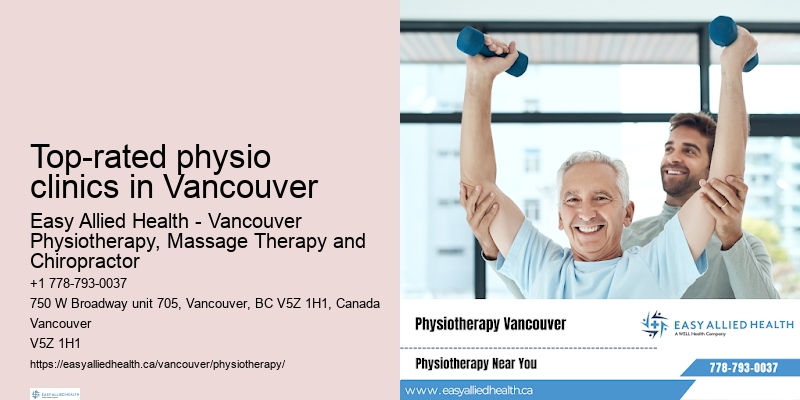 Professional physiotherapy consultations in Top-rated physio clinics in Vancouver