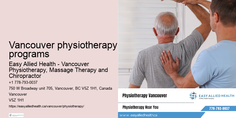 Vancouver physiotherapy programs physiotherapy home visits