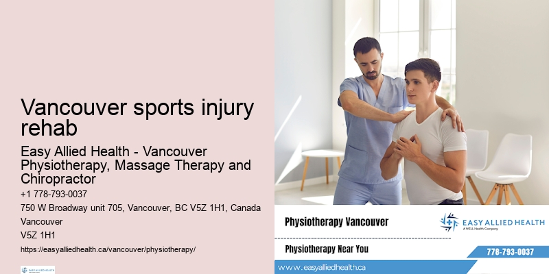 Easy physiotherapy booking process Vancouver sports injury rehab
