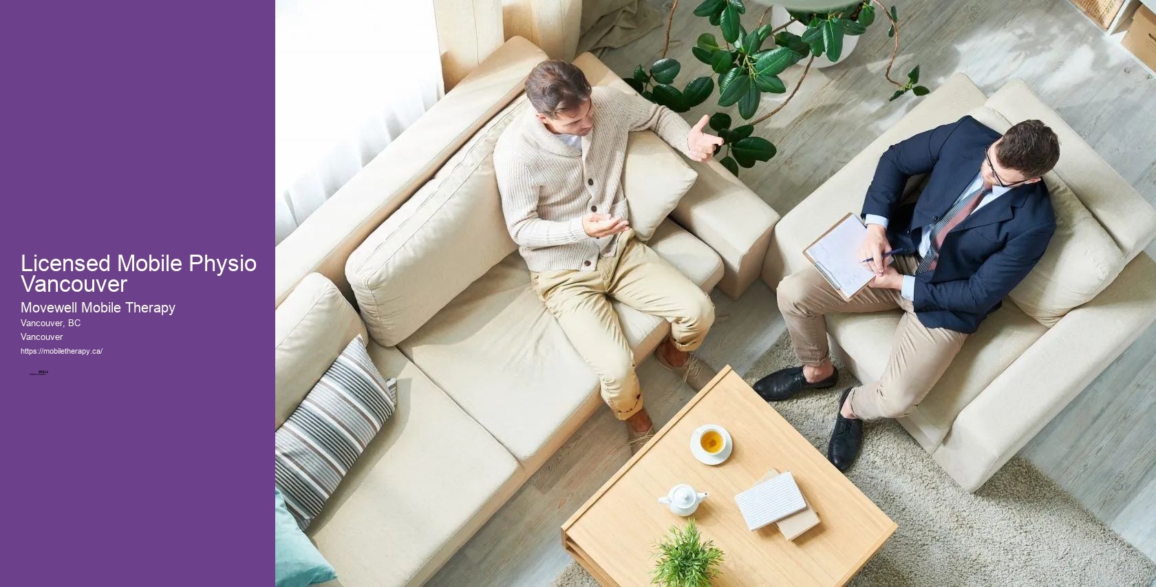 Licensed Mobile Physio Vancouver