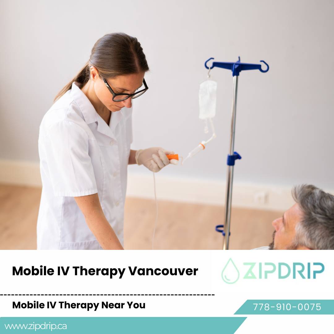 IV drip for dehydration Vancouver mobile IV hydration for parties