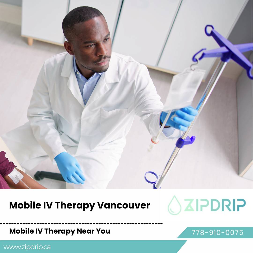 Emergency IV drip IV therapy for dehydration
