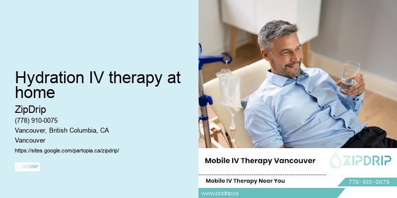 Hydration IV therapy at home