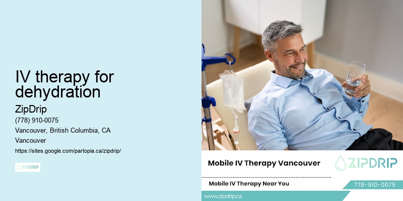 IV therapy for dehydration