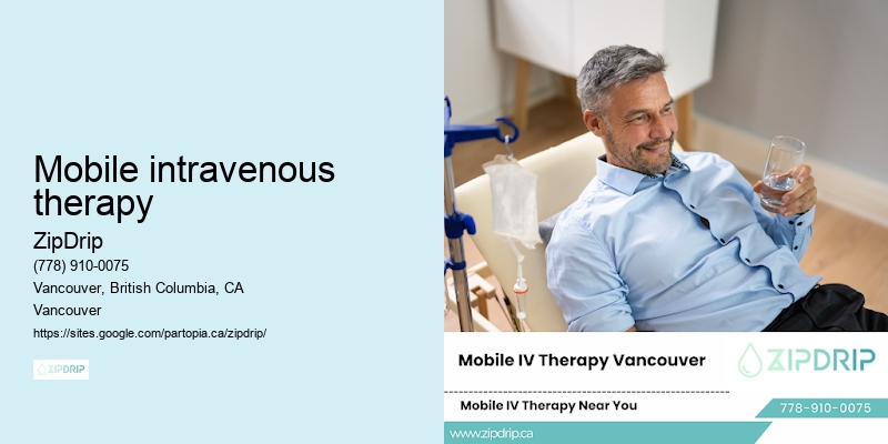 Mobile intravenous therapy