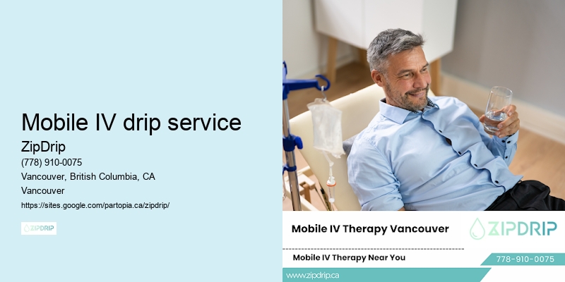 Mobile IV drip service