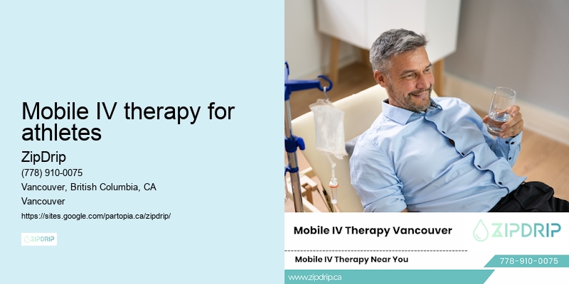 Mobile IV therapy for athletes