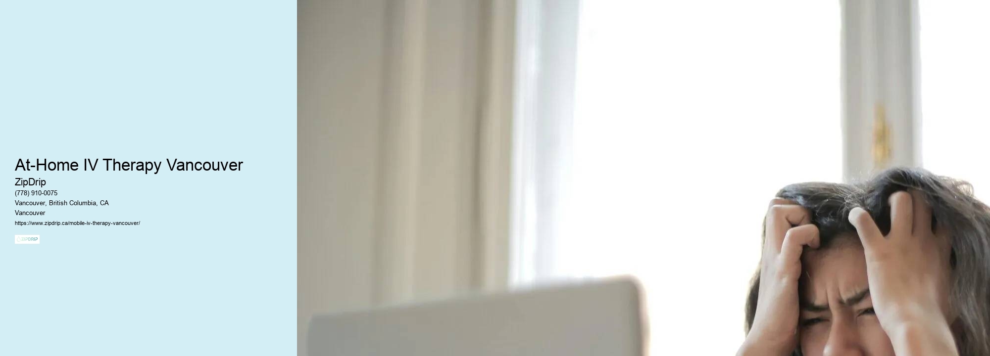 At-Home IV Therapy Vancouver mobile IV health benefits