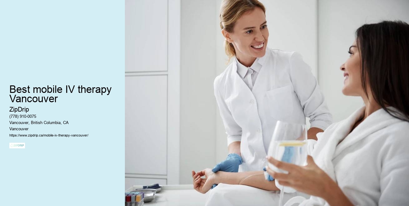 Best mobile IV therapy Vancouver mobile IV treatment services