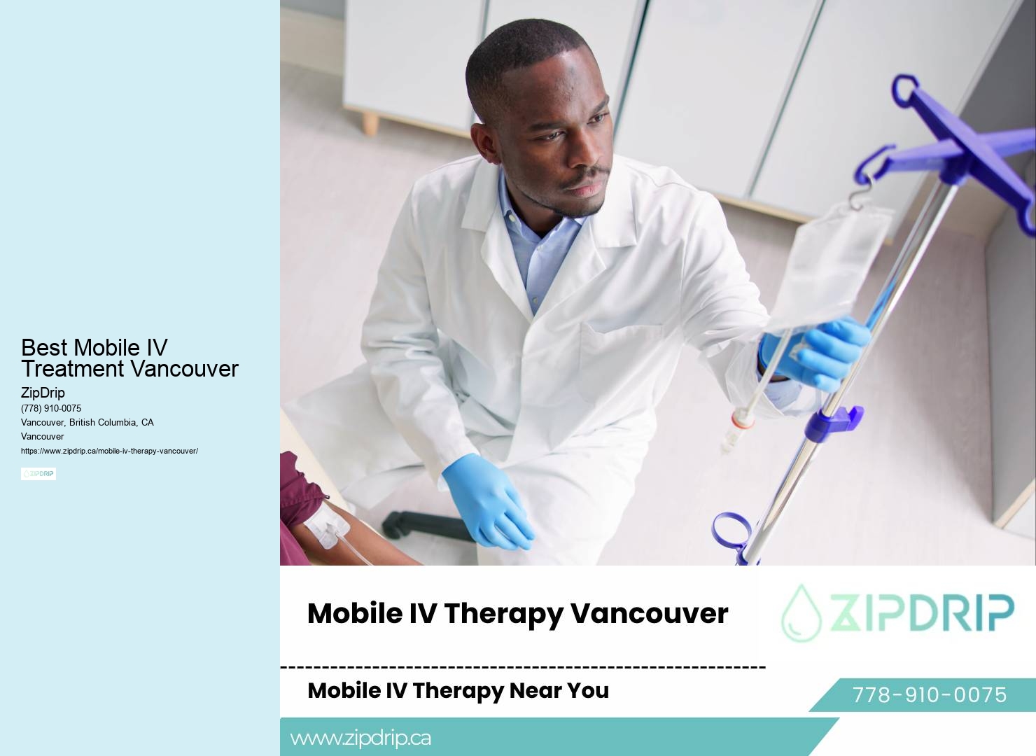 Mobile IV vitamin infusions near me Best Mobile IV Treatment Vancouver