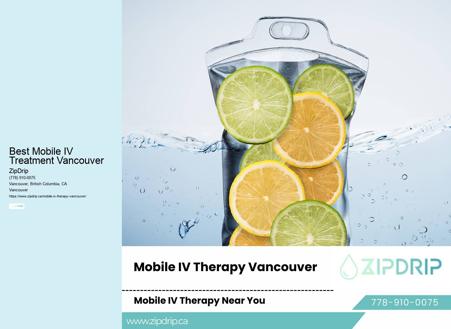 Mobile IV therapy for hangover Best Mobile IV Treatment Vancouver