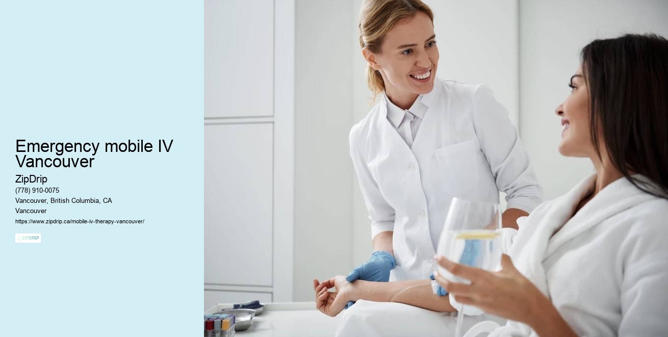 Mobile IV Therapy for Rapid Recovery Emergency mobile IV Vancouver