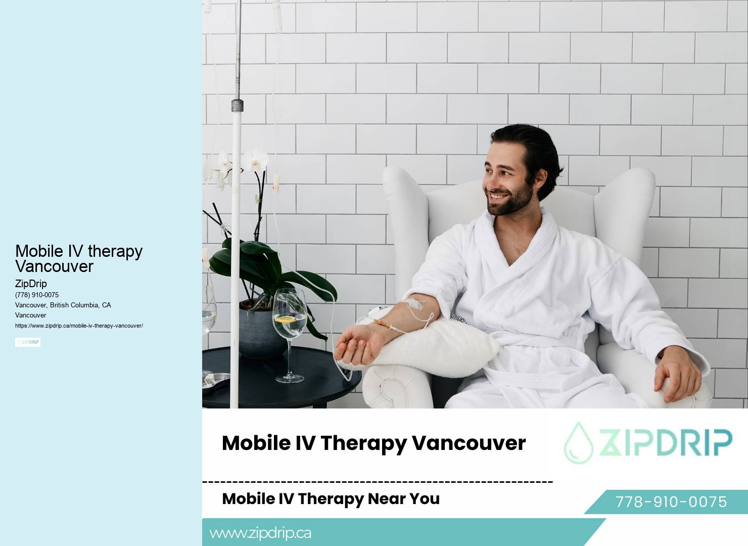 Mobile IV therapy for stress recovery Mobile IV therapy Vancouver
